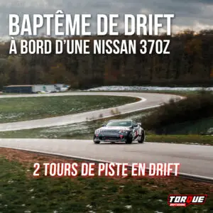 Carte Cadeau - Baptême Drift (2 tours en passager)